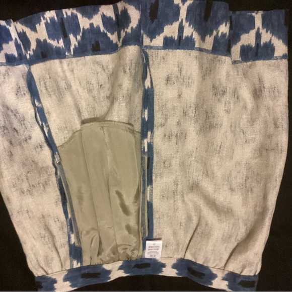 MICHAEL MICHAEL KORS Brocade 100% Linen Skirt - Picture 5 of 9